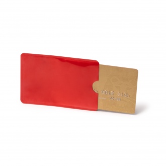 Travis - RFID card case with aluminum finish.