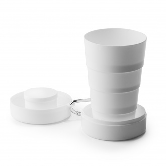 GOSTO - 220ml folding cup with antibacterial coating