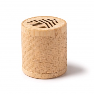 Trigox - Wireless speaker made from a combination of natural fibers and bamboo.
