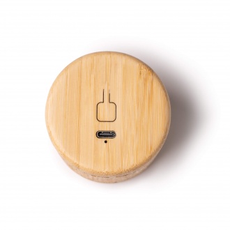 Trigox - Wireless speaker made from a combination of natural fibers and bamboo.