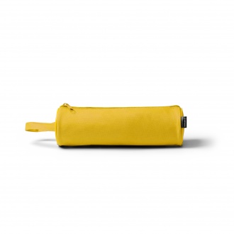 Sango - Cylindrical pencil case made of RPET material with a zipper.