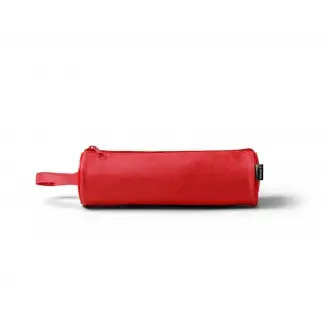 Sango - Cylindrical pencil case made of RPET material with a zipper.