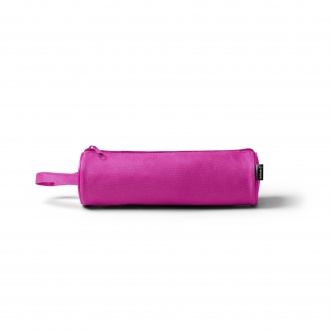 Sango - Cylindrical pencil case made of RPET material with a zipper.