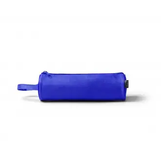 Sango - Cylindrical pencil case made of RPET material with a zipper.