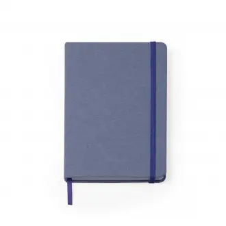 Soral - A5 notebook with cotton cover. Bookmark and elastic band. 100 smooth sheets.