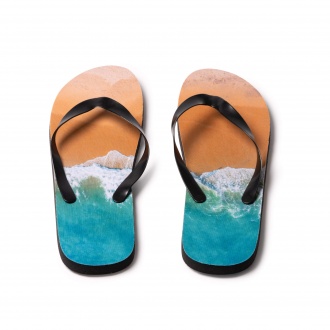 Paiva - Flip flops designed for sublimation with a comfortable sole made of PE.