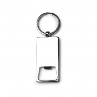 Benur - Key ring/opener made of bamboo and chrome-plated metal