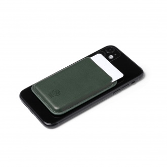 Cairo - Magnetic card holder made of recycled PU.