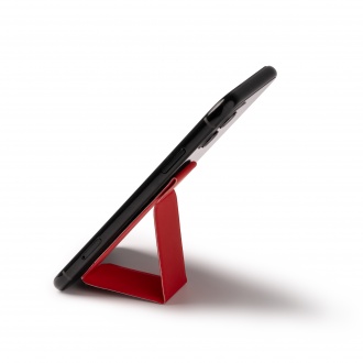 Morgan - Folding smartphone stand made of recycled PU.