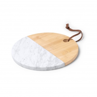 Benek - Cutting board made of natural marble and bamboo