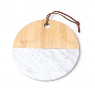 Benek - Cutting board made of natural marble and bamboo