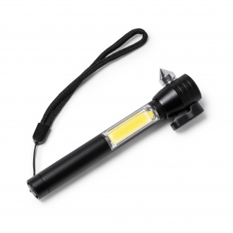 Daga - Multifunctional flashlight with hammer and seatbelt cutting function.
