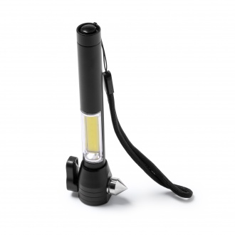 Daga - Multifunctional flashlight with hammer and seatbelt cutting function.