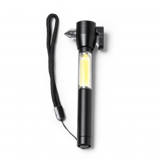 Daga - Multifunctional flashlight with hammer and seatbelt cutting function.