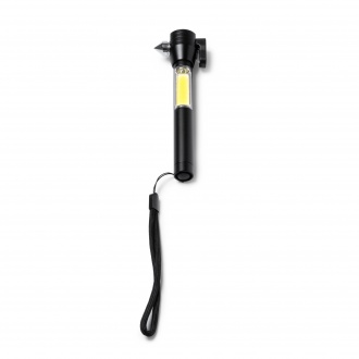 Daga - Multifunctional flashlight with hammer and seatbelt cutting function.