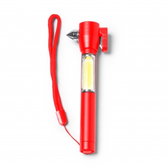 Daga - Multifunctional flashlight with hammer and seatbelt cutting function.