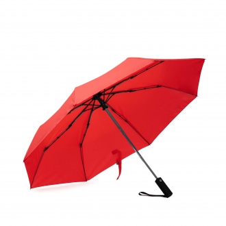 Leyka - Folding storm umbrella with automatic opening and rubber handle.