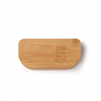 Mildor - Bamboo pill box with three separate compartments. Magnetic locking mechanism.