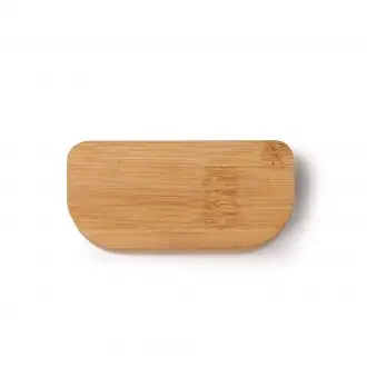 Mildor - Bamboo pill box with three separate compartments. Magnetic locking mechanism.