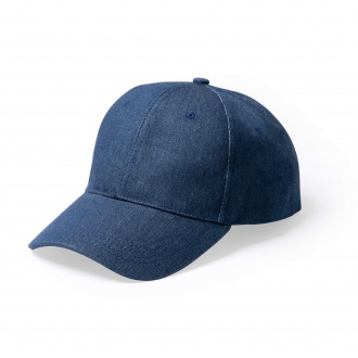 Isbud - 6-panel baseball cap made from recycled denim fabric
