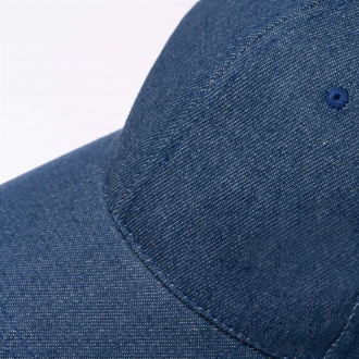 Isbud - 6-panel baseball cap made from recycled denim fabric