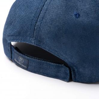 Isbud - 6-panel baseball cap made from recycled denim fabric