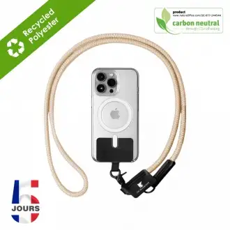 WEI - Phone lanyard made from recycled polyester