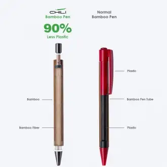 Noclip - Bamboo ballpoint pen