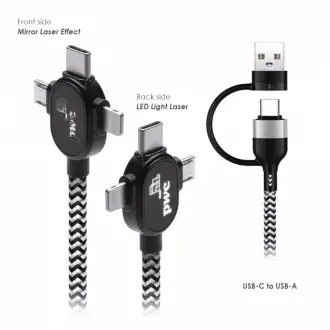 6IN1 - Kabel do ładowania i przesyłania danych 6w1