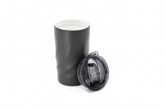 CALIX CERAMICA ECO - Kubek termiczny 400 ML wykonany ze stali z recyklingu i ceramiki