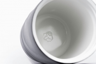 CALIX CERAMICA ECO - Kubek termiczny 400 ML wykonany ze stali z recyklingu i ceramiki