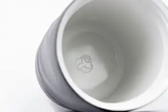 CALIX CERAMICA ECO - Kubek termiczny 400 ML wykonany ze stali z recyklingu i ceramiki