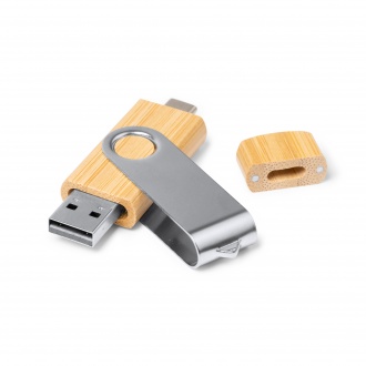 Gatlin - USB 3.0 memory stick with body made of bamboo (32GB).