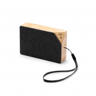Yunker - A wireless solar-powered speaker made of bamboo and RPET.