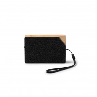 Yunker - A wireless solar-powered speaker made of bamboo and RPET.