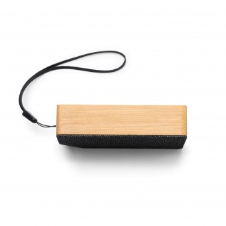 Yunker - A wireless solar-powered speaker made of bamboo and RPET.