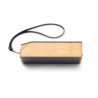 Yunker - A wireless solar-powered speaker made of bamboo and RPET.