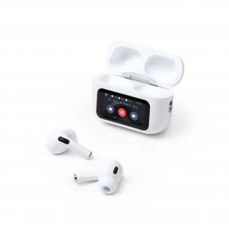 Marcus - Wireless headphones in a sleek case with touch screen