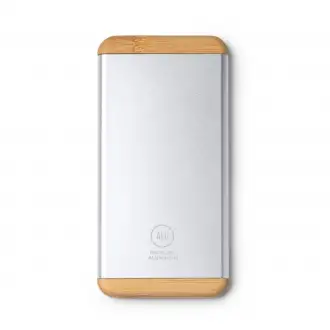 Guler - Powerbank o pojemności 5000 mAh, wykonany z aluminium z recyklingu i bambusa.