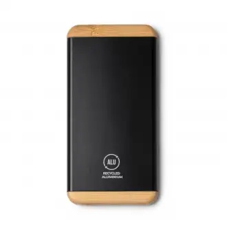 Guler - Powerbank o pojemności 5000 mAh, wykonany z aluminium z recyklingu i bambusa.