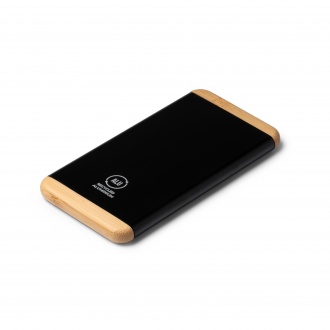 Guler - Powerbank with 5000 mAh capacity, made of recycled aluminum and bamboo.