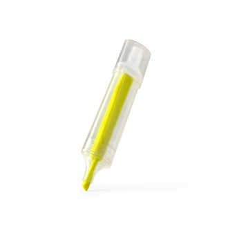 Albion - Fluorescent marker made of recycled RPET plastic with translucent design.