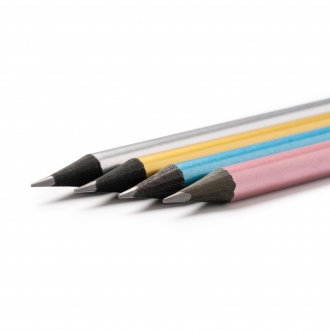 Chantra - Wooden pencil with eraser with satin finish