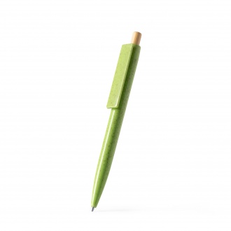 Carini - Pen made of wheat fiber with bamboo button