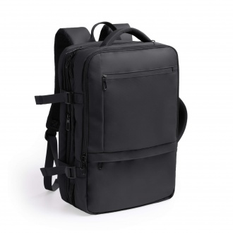 Rayan - Extendable large capacity travel backpack made of PU leather