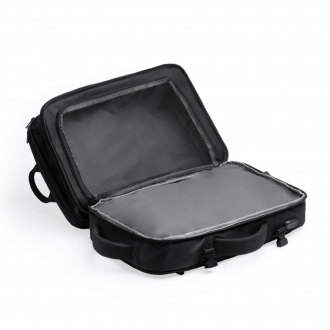 Rayan - Extendable large capacity travel backpack made of PU leather