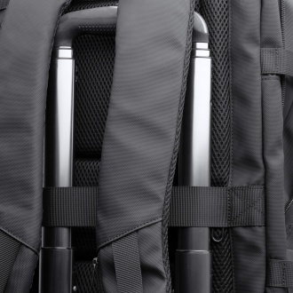 Rayan - Extendable large capacity travel backpack made of PU leather