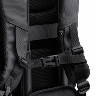 Rayan - Extendable large capacity travel backpack made of PU leather