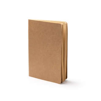 Borges - A5 notebook with hard cover made of recycled cardboard and FSC recycled paper inside