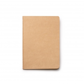Borges - A5 notebook with hard cover made of recycled cardboard and FSC recycled paper inside